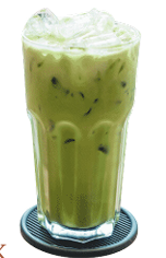 premium green tea latte